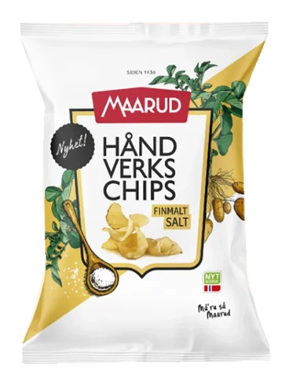 Maarud Håndverkschips Salt 150g