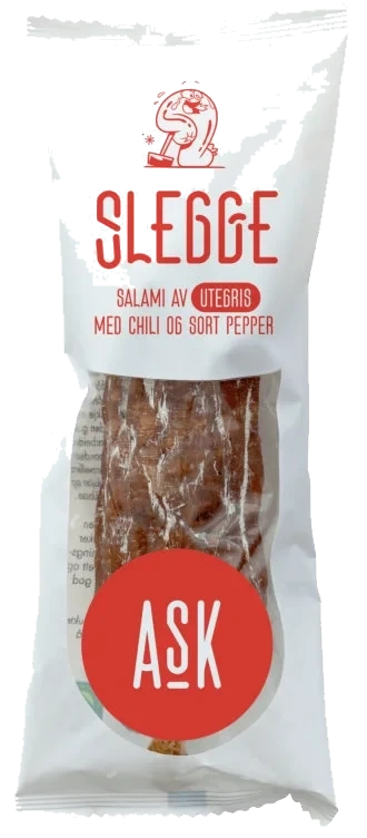 Slegge Salami 255g Ask Gård