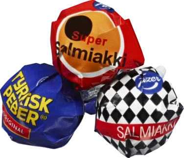 Fazer Salmiakki Mix Lollipop 9g