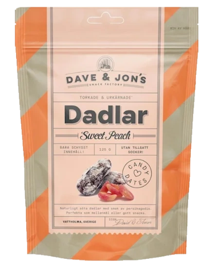 Dadlar Sweet Peach 125g