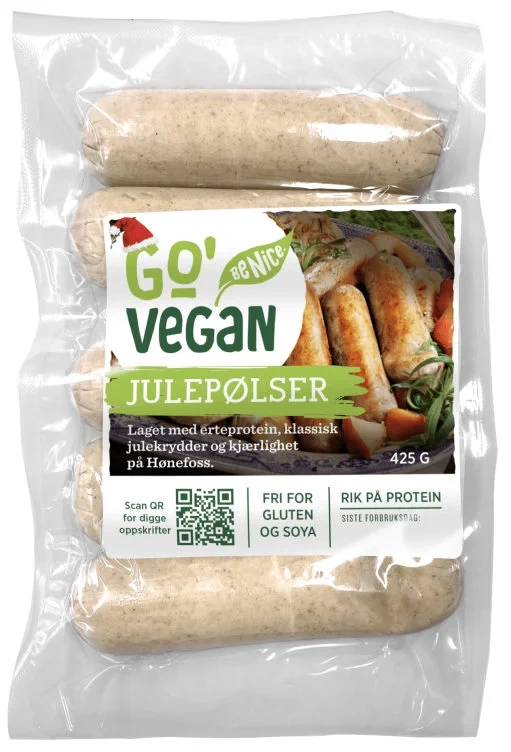 Go'vegan Julepølse 425g