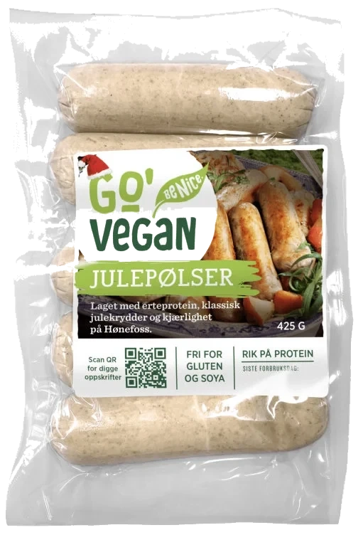 Go'vegan Julepølse 425g
