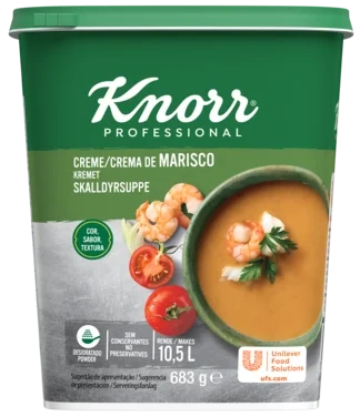 Knorr Kremet Skalldyrsuppe, Pulver 683g