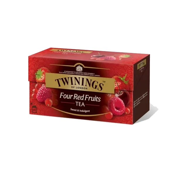 Fire Røde Frukter 25pos Twinings