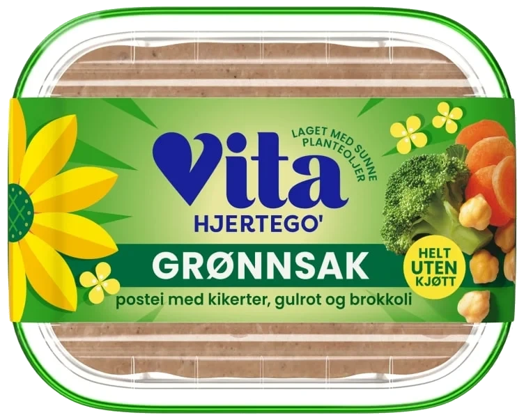 Grønnsakspostei 175g Vita Hjertego´