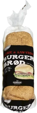 Coop Burgerbrød 6pk 500g