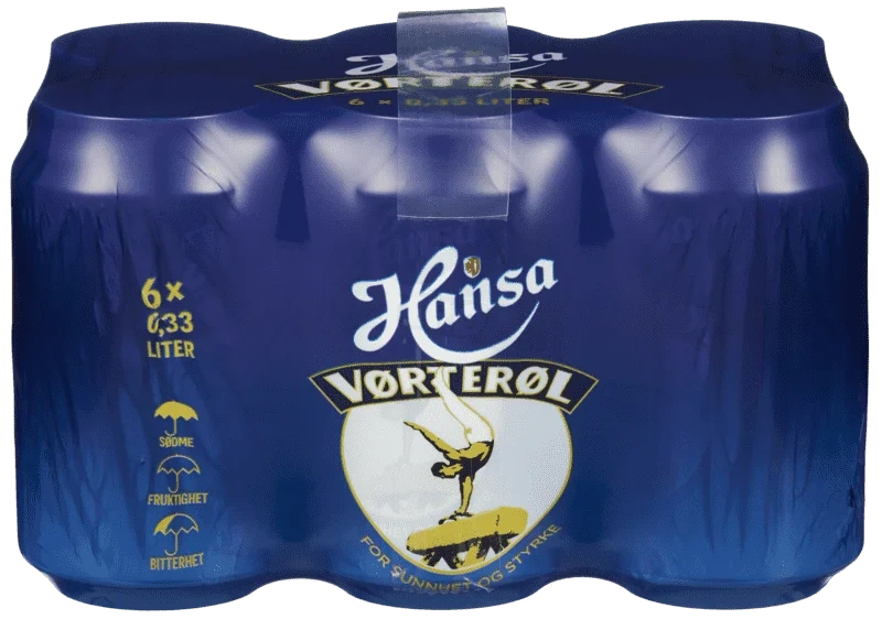 Hansa Vørterøl 6stk x 0,33l, 1,98l