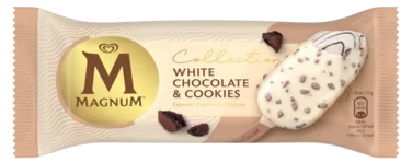Magnum White Chocolate & Cookies Småis 90ml
