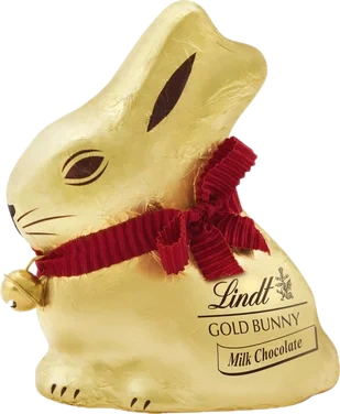 Gold Bunny Påskehare Melkesjokolade100g