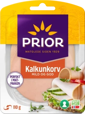 Kalkunkorv Naturell 110g Prior