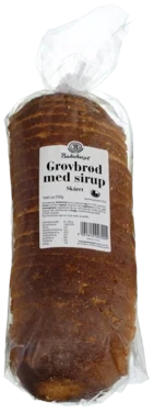 Bakehuset Grovbrød M/sirup Skåret 750g