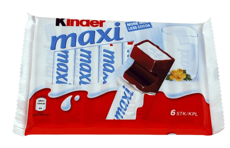 Maxi 6-pack Mjölkchokladbar