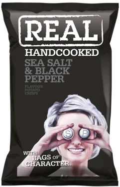 Real Crisps Salt & Pepper 150g Tayto Group