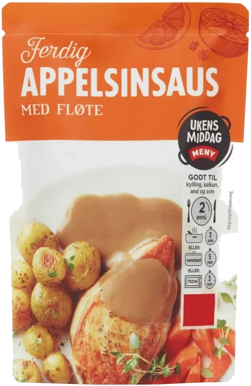 Appelsinsaus Kremet 2dl Meny