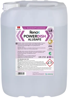 Renax Powerdish Alusafe L8 10l Flytende Maskinoppvask