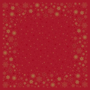 Snippduk Dunisilk 84x84cm Stargazing Red