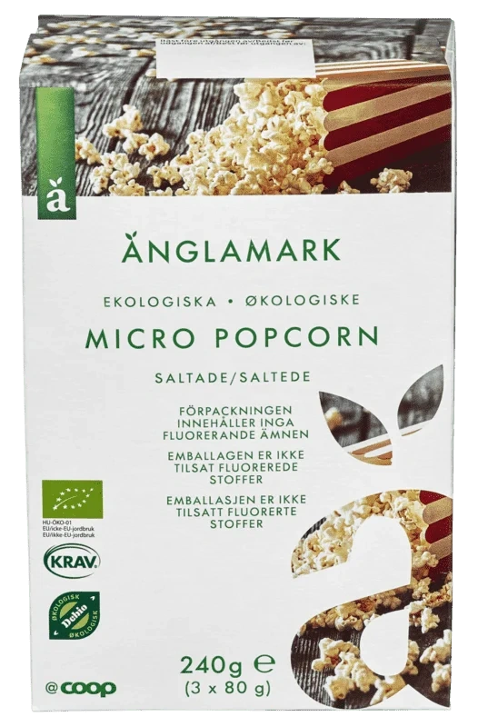 Änglamark Mikropopcorn 3pk