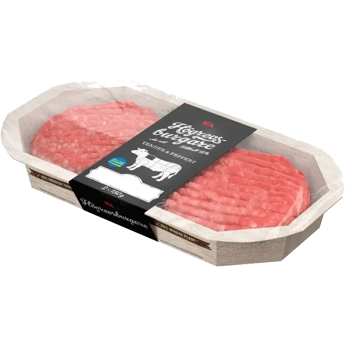 Högrevsburgare 2-p 150g 300g ICA