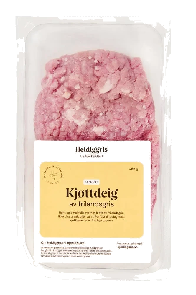 Heldiggris Kjøttdeig 14%