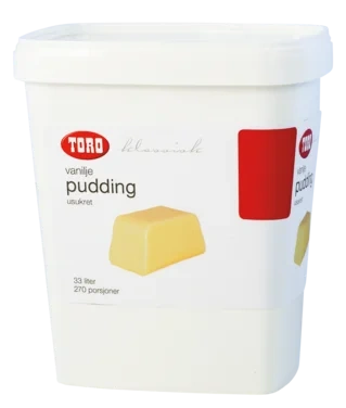 Toro Vaniljepudding Usukret Klassisk