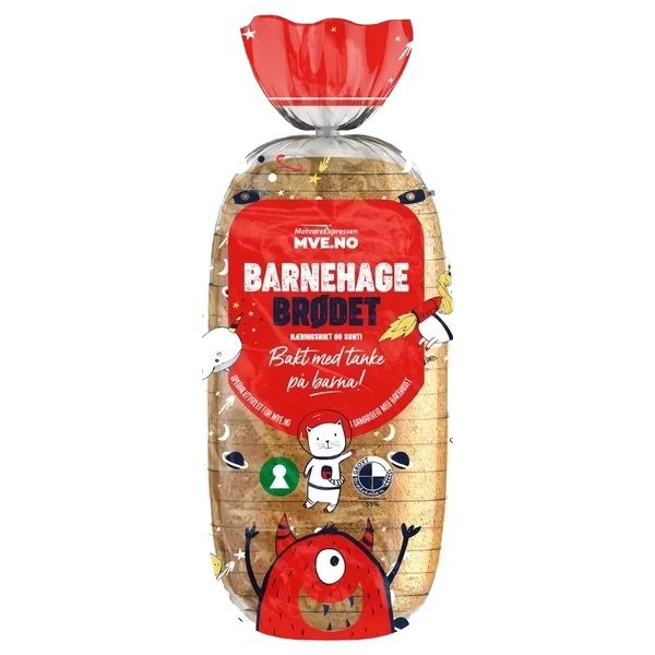Barnehagebrødet - Oppskåret 750g