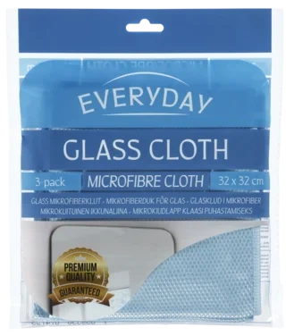 Everyday Mikrofiberklut Glass 3stk