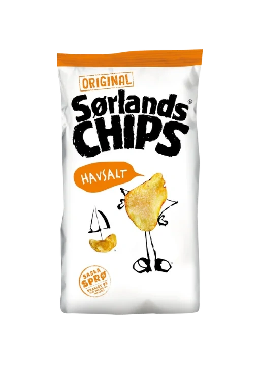 Sørlandschips Original Havsalt 190g