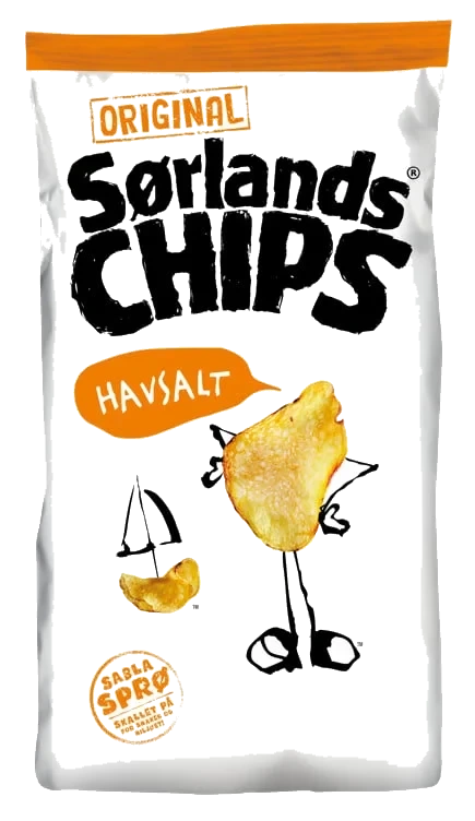 Sørlandschips Original Havsalt 190g