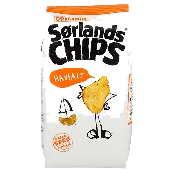 Sørlandschips Original Havsalt 190g
