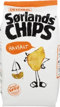 Sørlandschips Original Havsalt 190g
