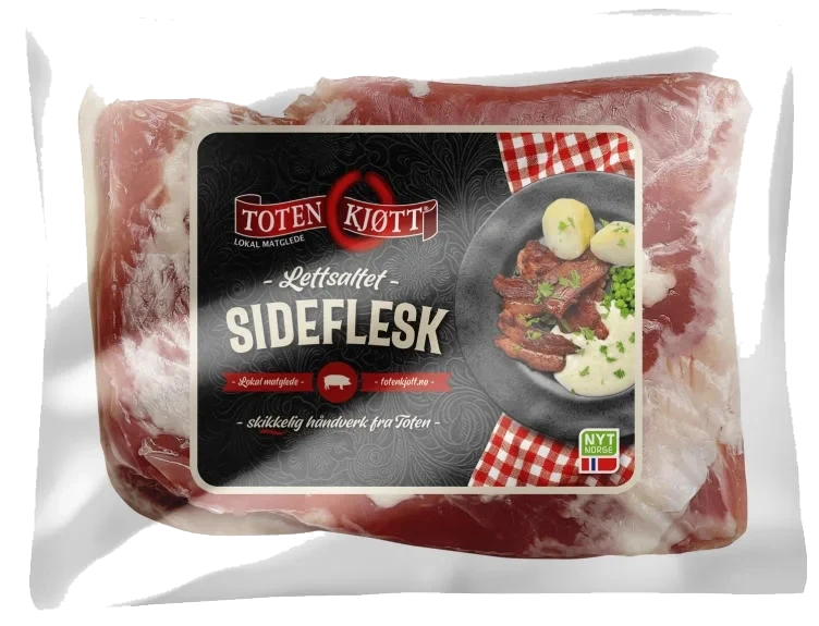 Lettsaltet Sideflesk Toten Kjøtt