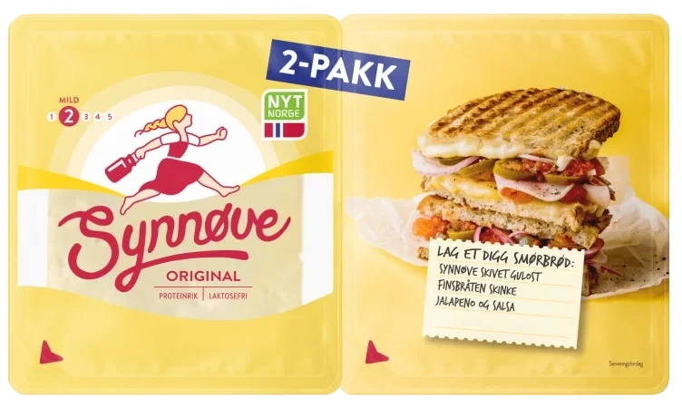 Synnøve Gulost Skivet 500g