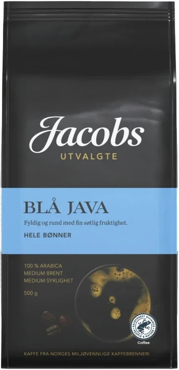Jacobs Blå Java Hele Bønner 500g