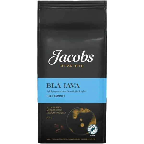 Jacobs Blå Java Hele Bønner 500g