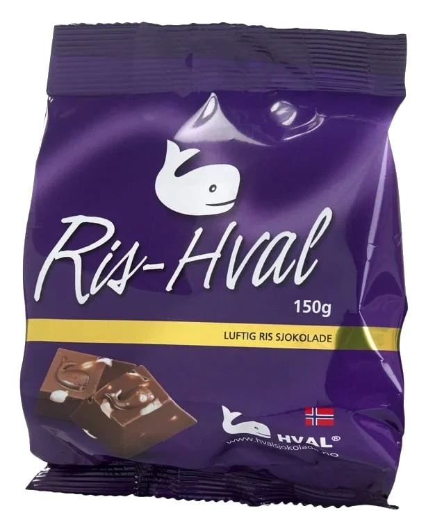 Ris-sjokolade 150g Hval