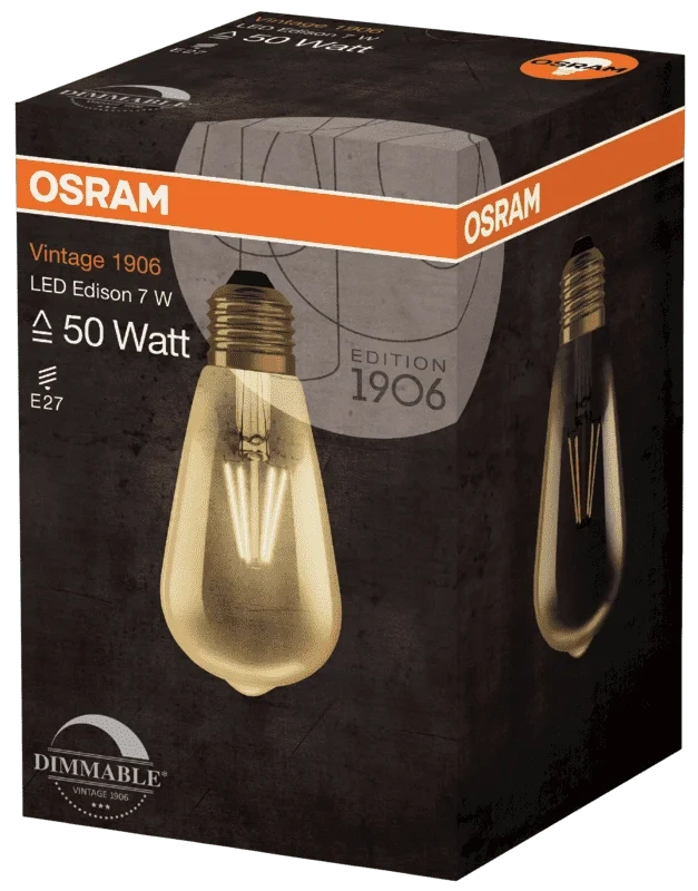 Led Edison 7w E27 Fil Dim