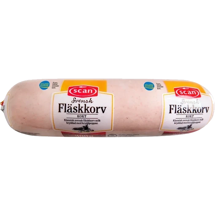 Fläskkorv Kokt 300g Scan