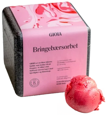 GIOIA Bringebærsorbet 0.5L