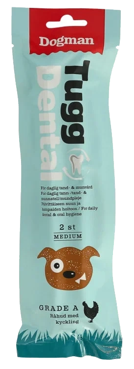 Tygg Dental med Kylling m 2pk Dogman