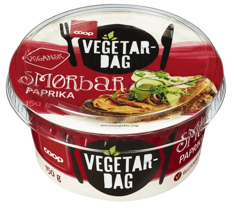 Coop Vegetardag Smørbar Paprika 150g