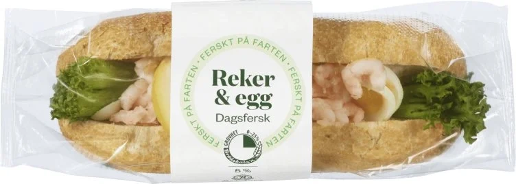 Baguette Fin m/Reker&Egg 225g Bakehuset