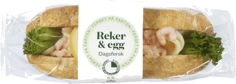 Baguette Fin m/Reker&Egg 225g Bakehuset
