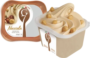 Nocciola 1l G7 Ekte Italiensk Iskrem