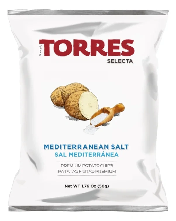 Patatas Torres Chips Mediterranean Seasalt 50g