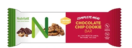 Nutrilett Chocolate Chip Cookie Bar 60g