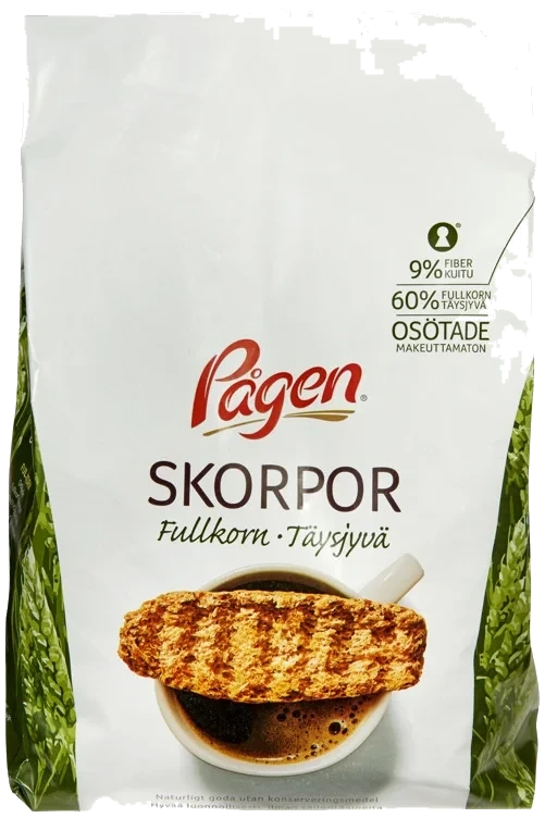 Skorper Fullkorn 400g Pågen