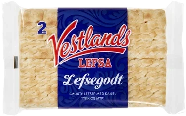 Lefsegodt 2stk Kanel 115g Vestlandslefsa