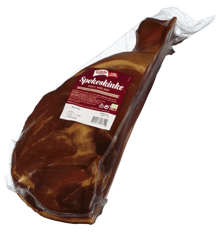 Gilde Røkt Spekeskinek med Ben ca 3kg