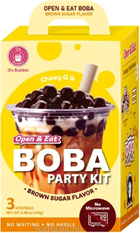 O's Bubble Boba Kit Brown Sugar 195g