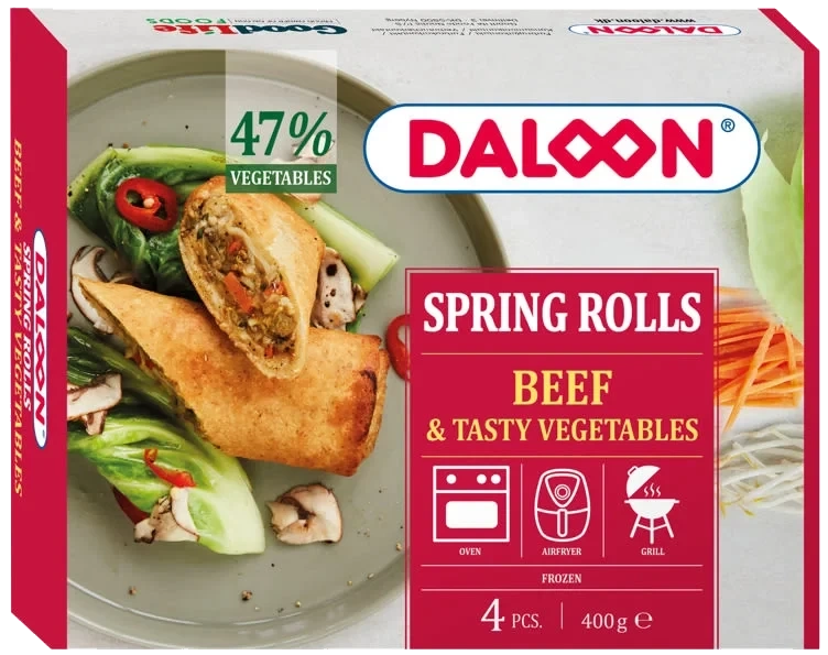 Vårrull m/Oksekjøtt 400g Daloon